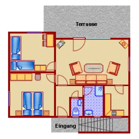 Vakantiehuis Gemuetliches Mit Grosser Suedwest-terrasse